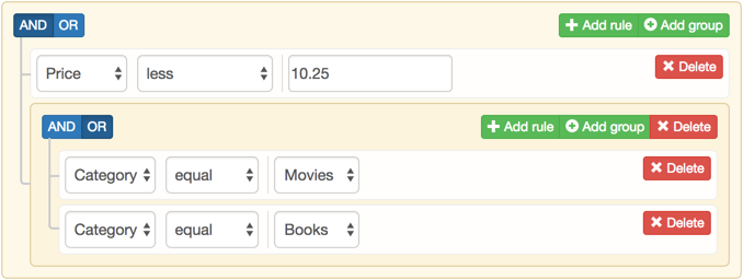 jQuery Query Builder
